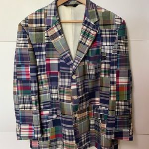 Jos A Bank Madras Plaid Sportscoat